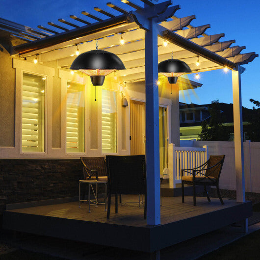 1500W Electric Patio Heater with IPX4 Waterproof W2B