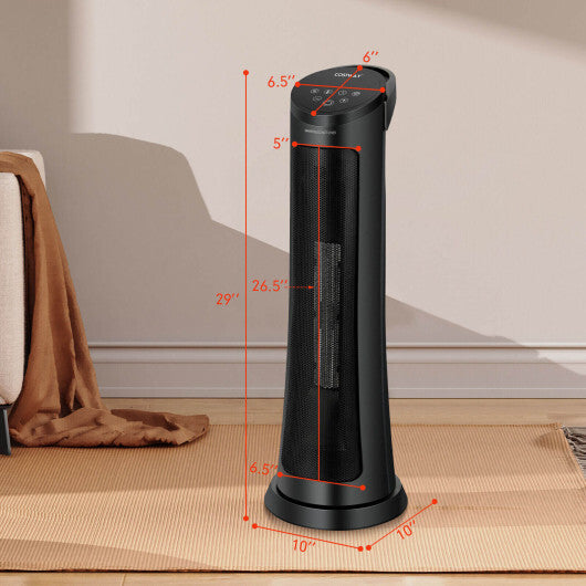 1500W PTC Fast Heating Space Heater with Remote Control W2B