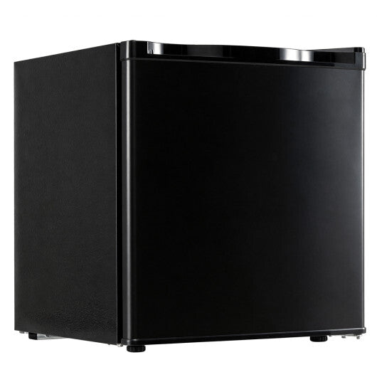 Compact Mini Fridge with 7-Level Adjustable Thermostat-Silver W2B
