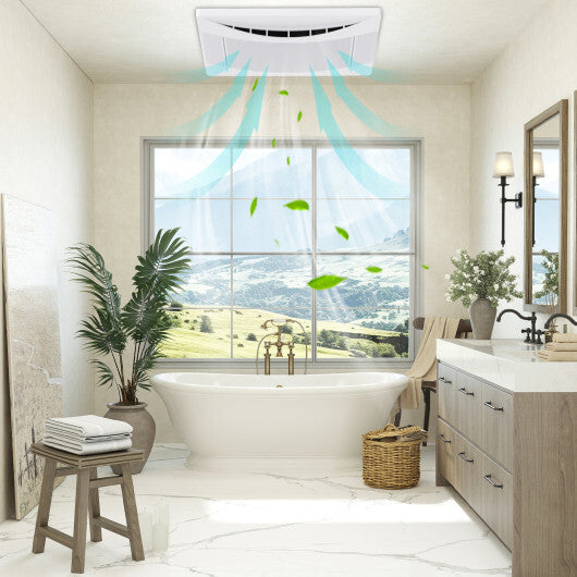 110 CFM Ceiling Mount Exhaust Ventilation Fan with Metal Housing W2B