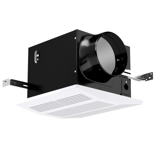 200 CFM Bathroom Exhaust Fan with Metal Housing and 6 Inches Duct for 200 Sq.Ft W2B