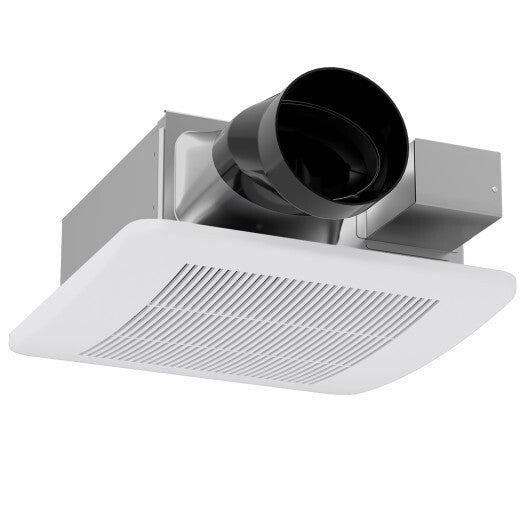 50/80/110 CFM Ceiling Mount Bathroom Fan with Pick-A-Flow and 4 Inches Duct W2B
