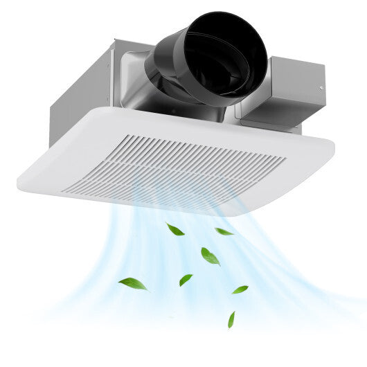 50/80/110 CFM Ceiling Mount Bathroom Fan with Pick-A-Flow and 4 Inches Duct W2B