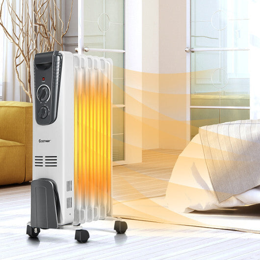 1500W Electric Space Heater with Adjustable Thermostat W2B