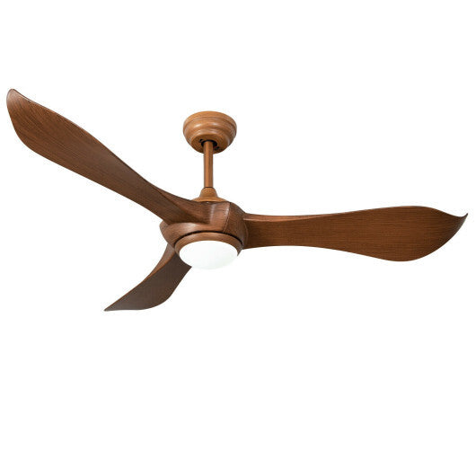 52 Inch Ceiling Fan with Light Reversible DC Motor W2B