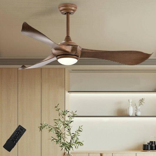 52 Inch Ceiling Fan with Light Reversible DC Motor W2B