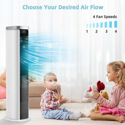3-In-1 Portable Evaporative Air Cooler with Timer-White W2B