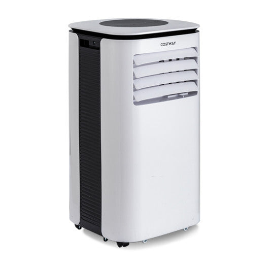 9000 BTU 3 in 1 Portable Air Conditioner with Fan and Dehumidifier-White W2B