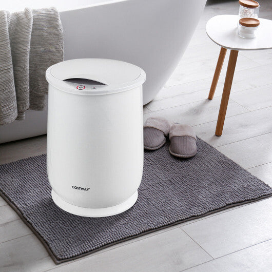 20L Bathroom Towel Warmer with Auto Shut-White - Color: White W2B