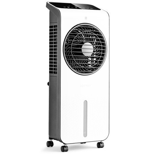 3-in-1 Evaporative Air Cooler with 12H Timer Remote-White W2B