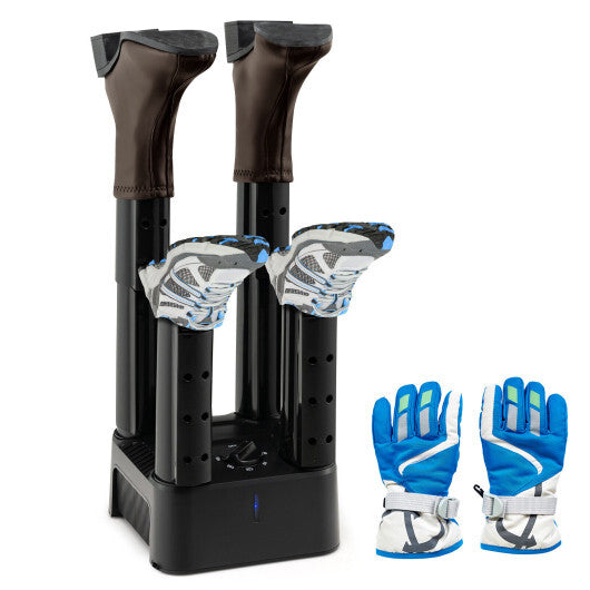 Prevent Odor Mold & Bacteria 4 Shoe Electric Dryer with Timer W2B