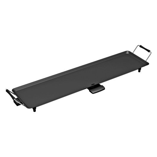 35 Inch Costway Electric Griddle Teppanyaki Grill with Adjustable Temperature W2B