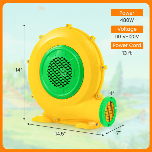 950W Air Blower Air Pump Fan with Convenient Handle and Ground Stakes-950W W2B