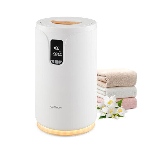 20L Hot Towel Warmer Bucket with 30/60/90 Min Heating Time-White W2B