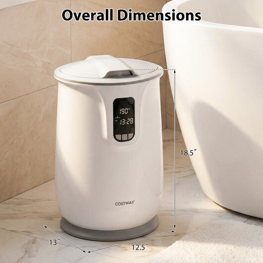 20 L Large Blanket Towel Warmer for Bathroom with 3 Heat Levels-White W2B