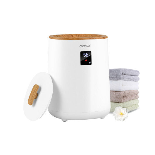 18 L Large Blanket Towel Warmer with LED Display for Bathroom-White W2B