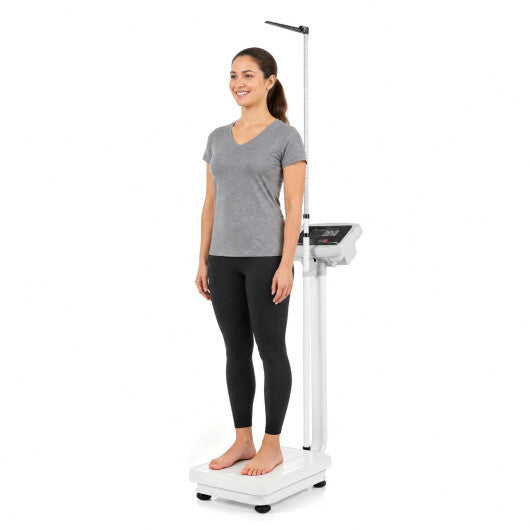 Digital Height and Weight Scale with Height Rod 400 lbs & LED Display W2B