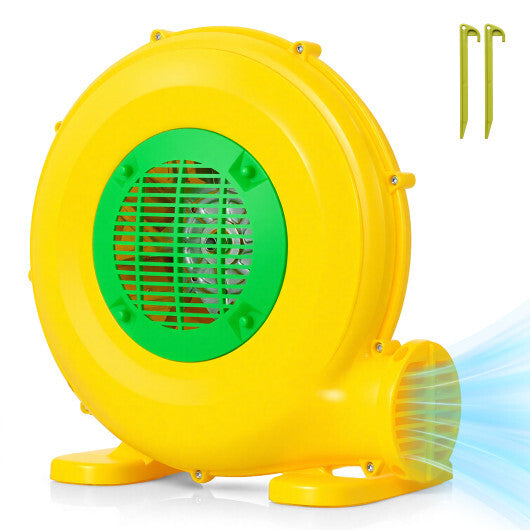 480W Bounce House Blower with Handle and Ground Stakes W2B