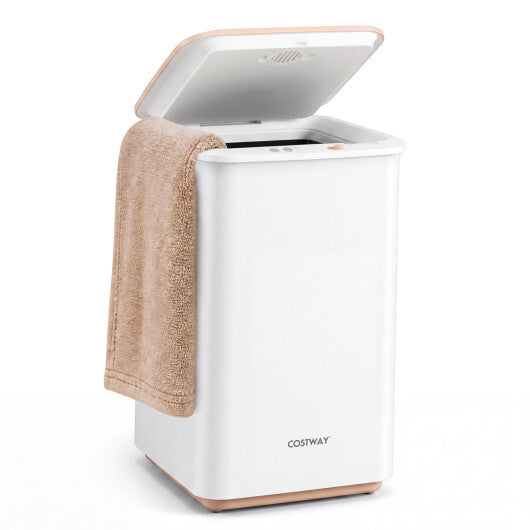 Heated Towel Warmer with 4 Heat Timer and Auto Shut Off for Oversized Towels-White W2B