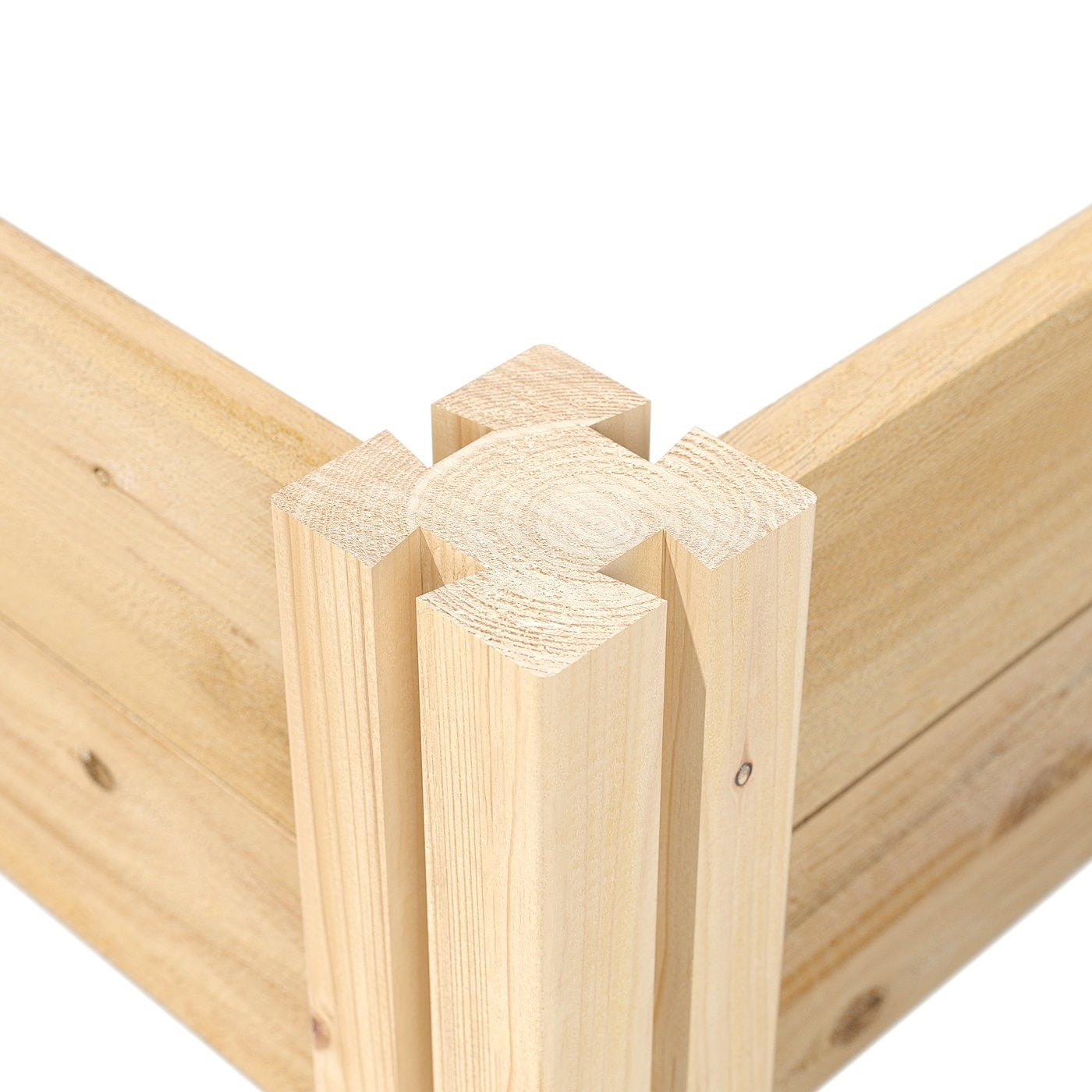 4 ft x 8 ft Cedar Wood 2 Tier Raised Garden Bed - Made in USA HomePacific
