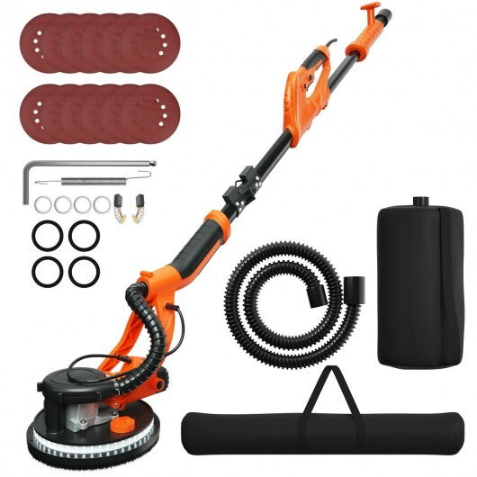 Electric Foldable Drywall Sander 750W Variable Speed - Color: Orange W2B
