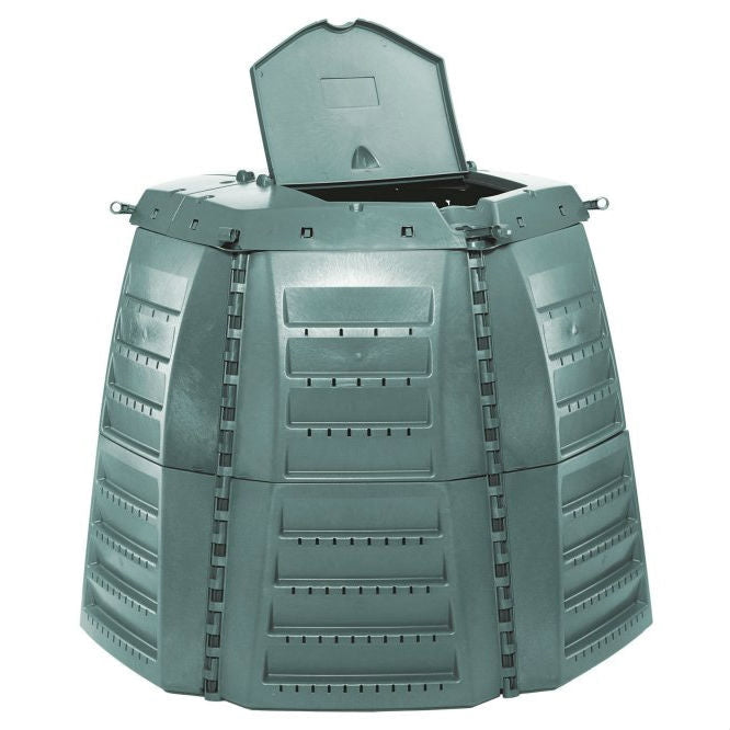 Green Recycled Plastic 267 Gallon Compost Bin for Home Composting FastFurnishings