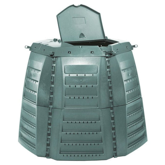Green Recycled Plastic 267 Gallon Compost Bin for Home Composting FastFurnishings