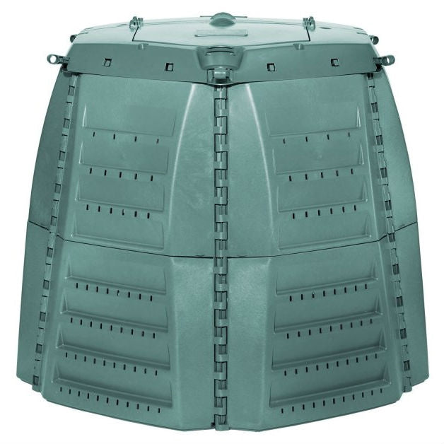 Green Recycled Plastic 267 Gallon Compost Bin for Home Composting FastFurnishings