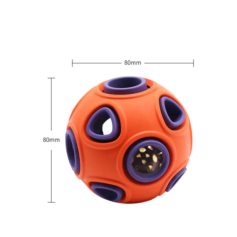Glow-in-the-Dark Dog Toy Ball for Chewing (Medium/Large) Best YouTube Store