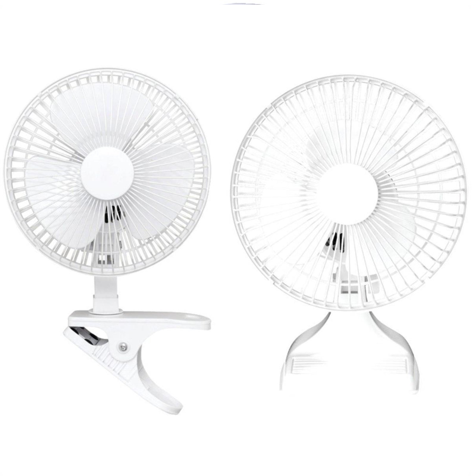 Optimus 6 in Convertible Personal Clip-on/Table Fan in White W2B