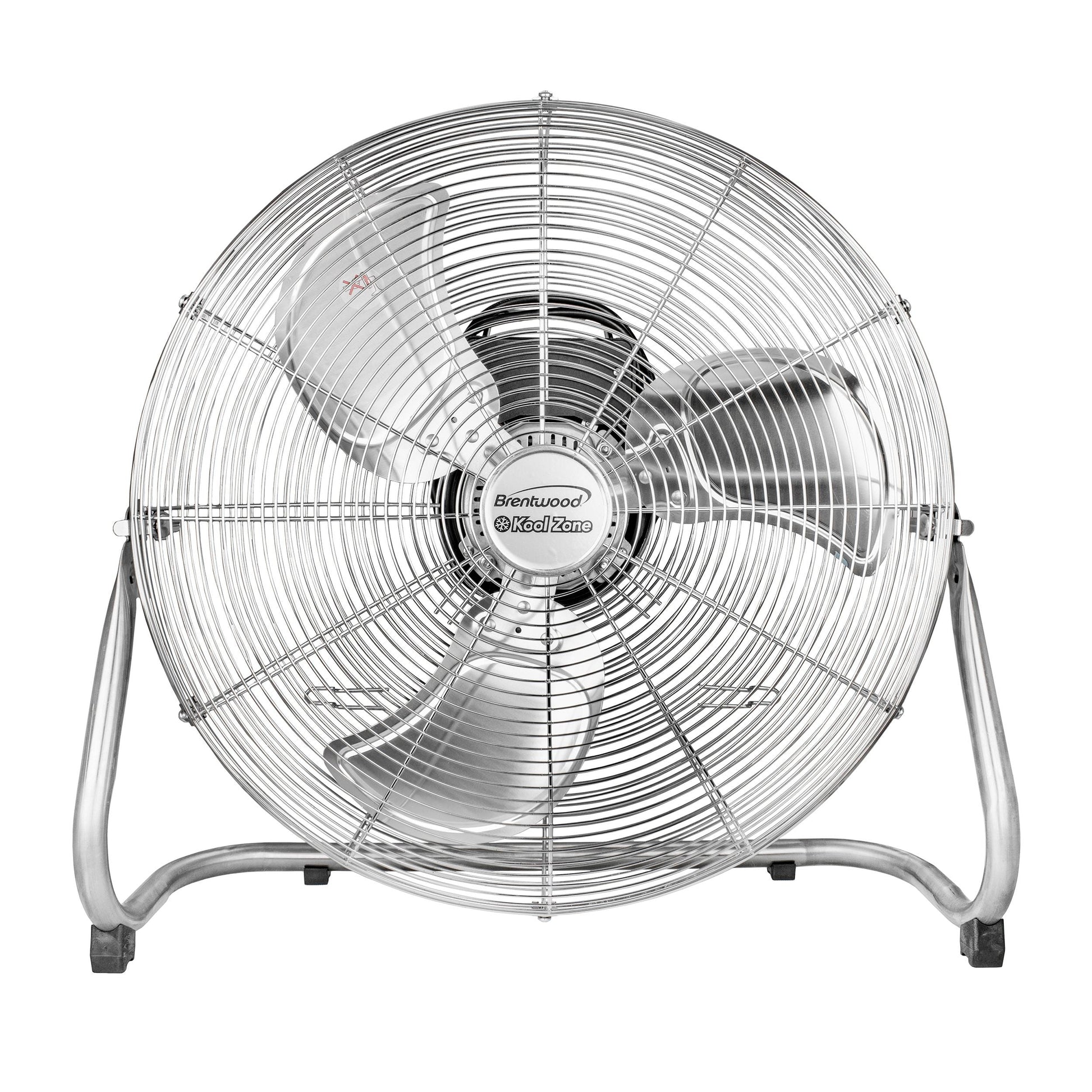 Brentwood Kool Zone 20 Inch Chrome Floor Fan W2B