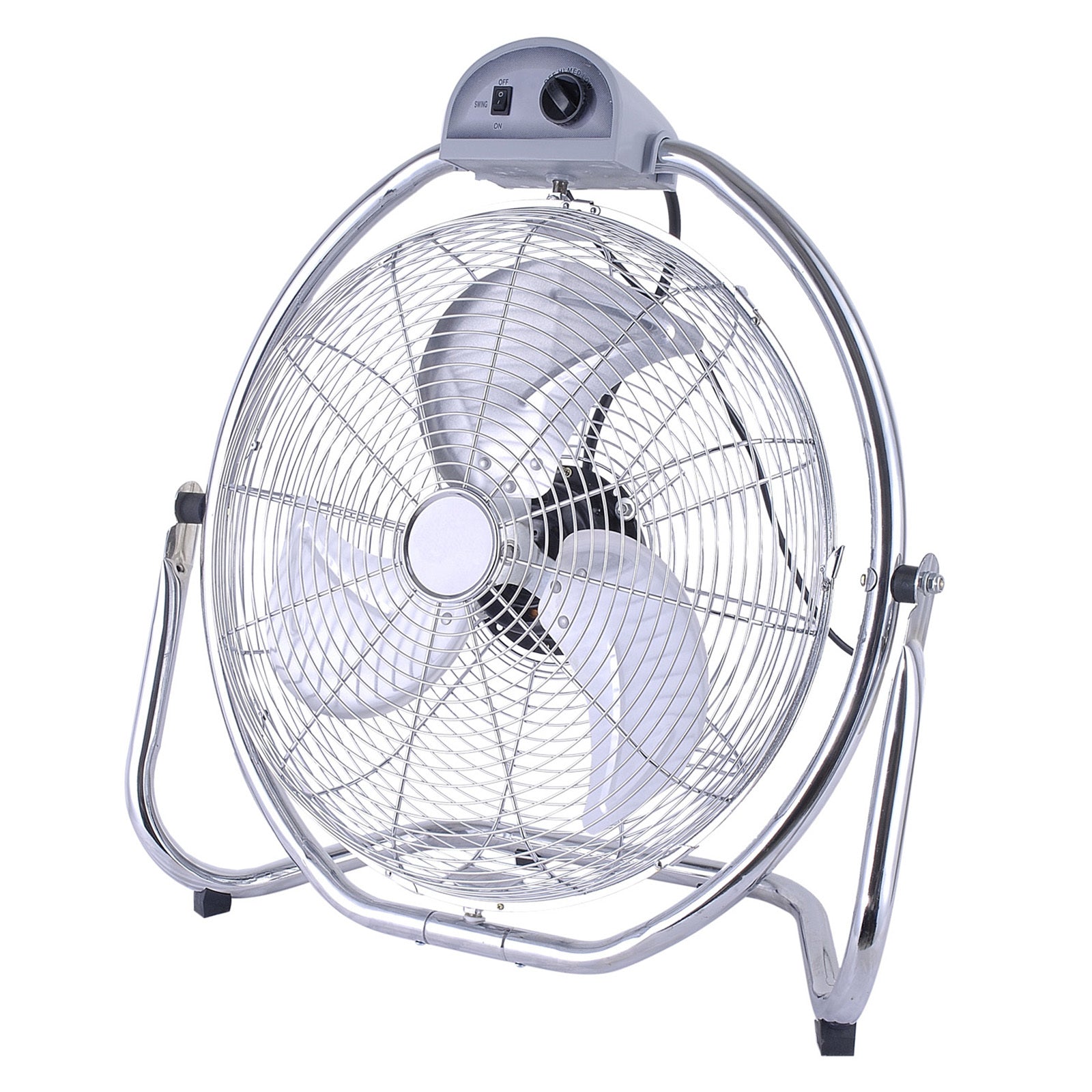 Optimus 20 in. Grade Oscillating High Velocity Fan with Chrome Grill W2B