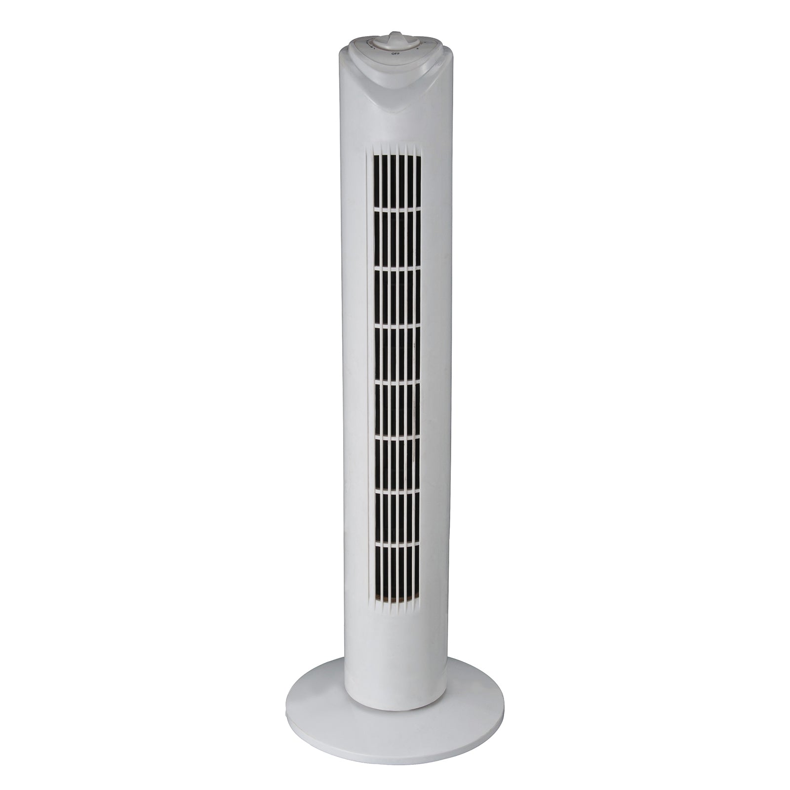 Optimus 32 in. Oscillating Tower Fan in White W2B