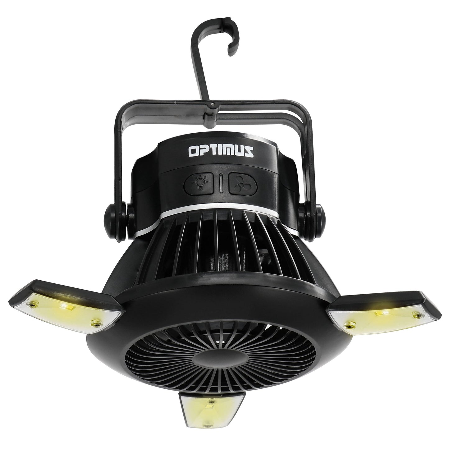 Optimus 4 in 1 Camping Outdoor Solar Fan wtih LED Light W2B