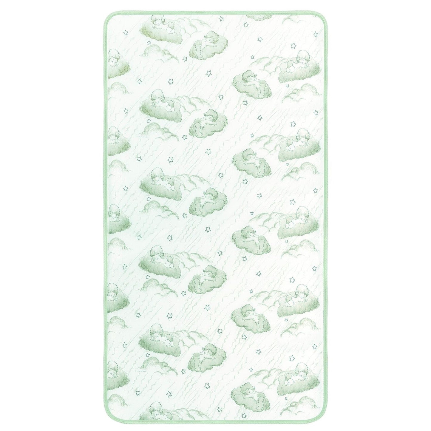 6-inch Firm Spring Coil Mattress Waterproof Standard Crib Mattress Made in USA FastFurnishings