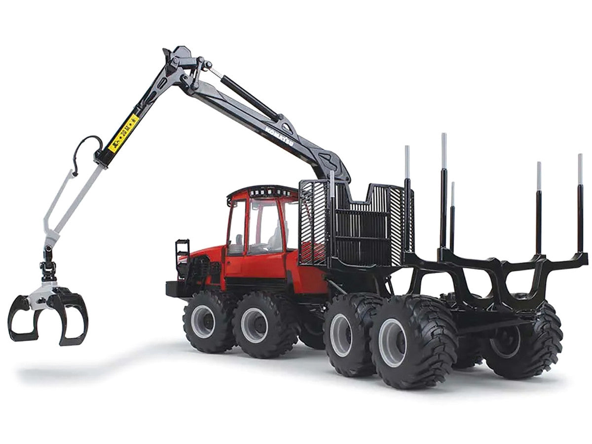 Komatsu 875.1 Forwarder Red and Black 1/32 Diecast Model by First Gear First Gear