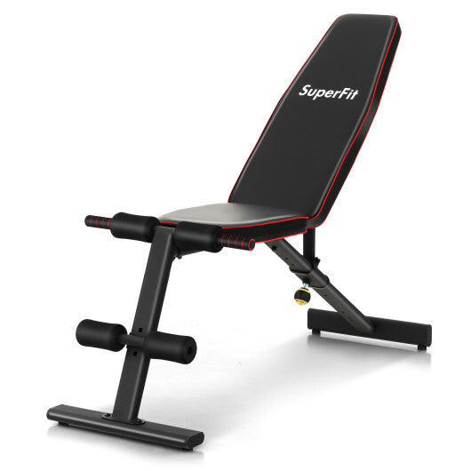 Adjustable Weight Bench Strength Training Bench for Full Body Workout W2B