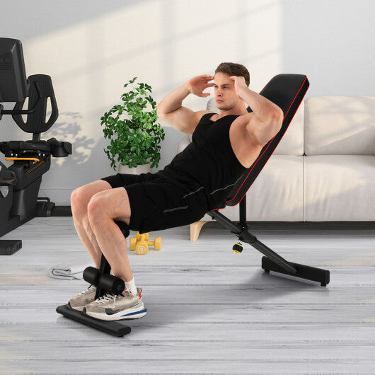 Adjustable Weight Bench Strength Training Bench for Full Body Workout W2B