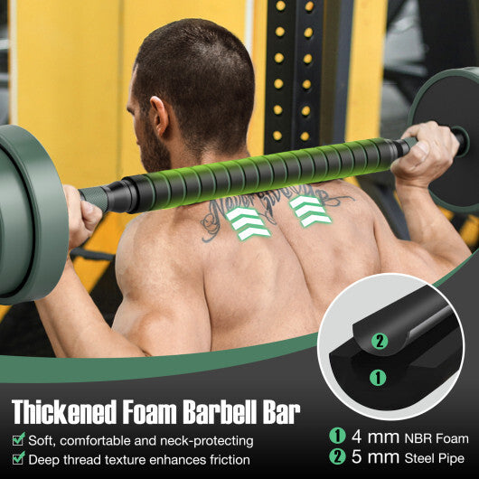 Adjustable Weight Dumbbell Set with Connector-Black & Gray W2B