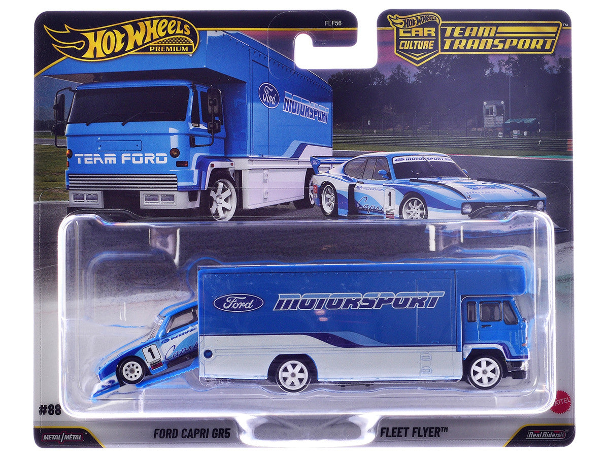 "Team Transport" 3 piece Set J 2025 "Car Culture" Series Diecast Model Cars by Hot Wheels Hotwheels