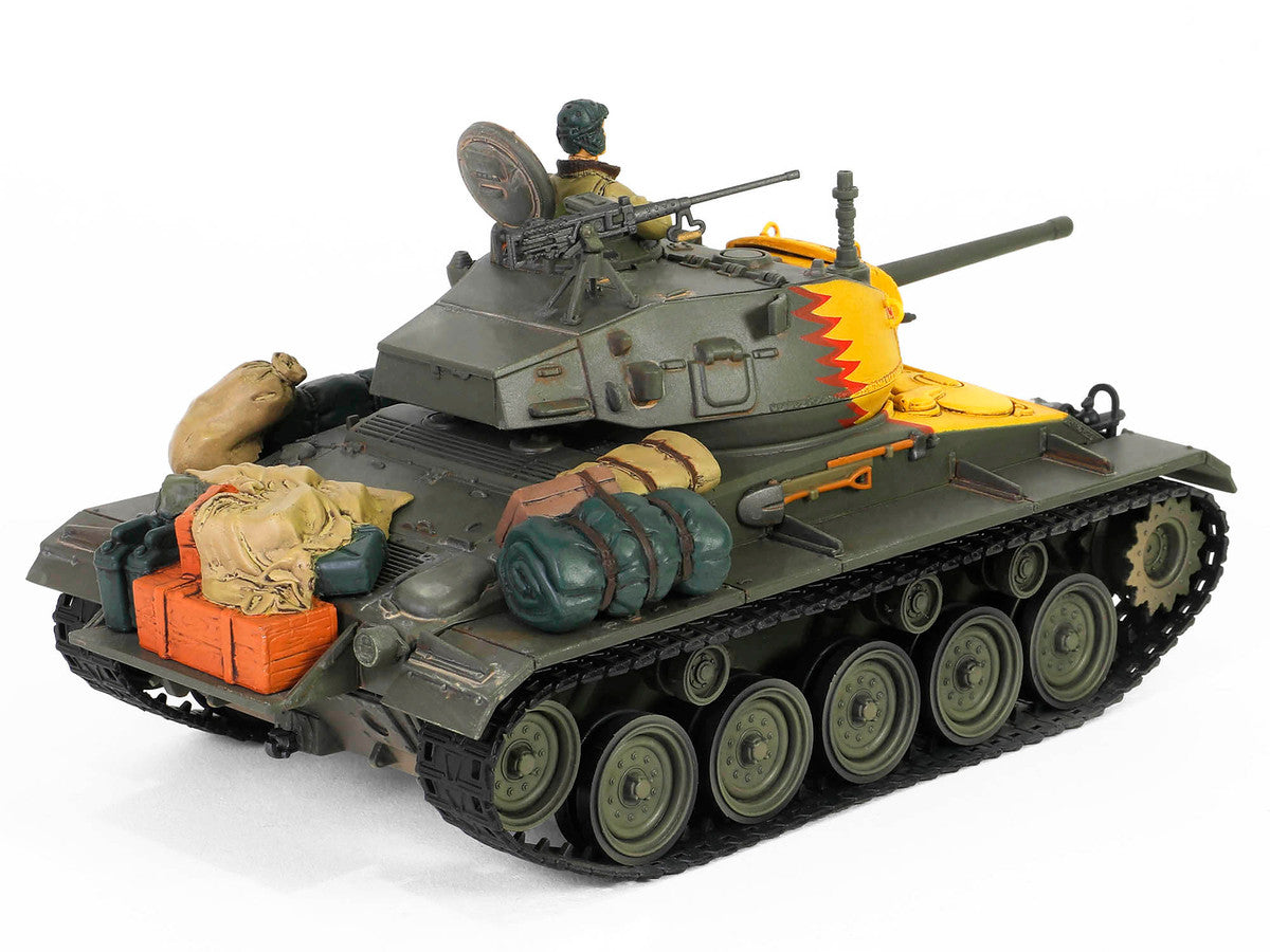 M24 Chaffee Light Tank "Tiger Face 79th Tank Btn Han River South Korea" (1950) United States Army "Armoured Fighting Vehicle" Series 1/32 Diecast Model by Forces of Valor Forces Of Valor