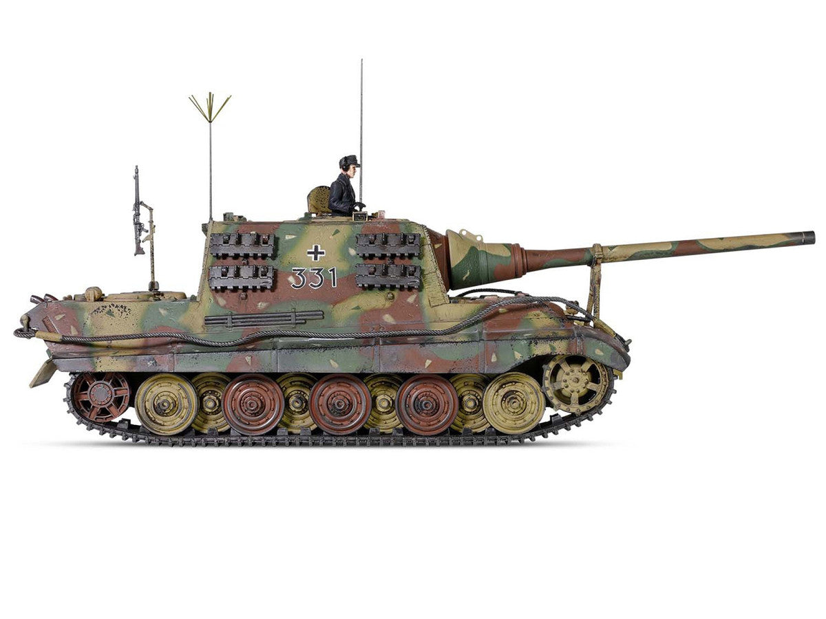 German Sd.Kfz.186 Panzerjager Tiger Ausf. B Heavy Tank "JagdTiger (Henschel suspension) No.331 sPzJgrAbt 653 Germany" (1945) German Army "Armored Fighting Vehicle" Series 1/32 Diecast Model by Forces of Valor Forces Of Valor