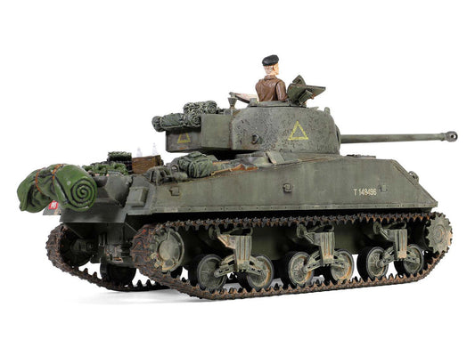 British Sherman Firefly Vc. Tank "8th Armoured Brigade 24th Lancer 13/18th Hussars Normandy" (1944) British Royal Army "Armored Fighting Vehicle" Series 1/32 Diecast Model by Forces of Valor Forces Of Valor