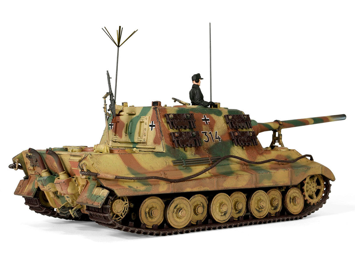German Sd.Kfz.186 Panzerjager Tiger Ausf. B Tank "JagdTiger (Porsche suspension) 3.Kompanie / schwere Panzerjager Abteilung 653 No.314" (1945) German Army "Armored Fighting Vehicle" Series 1/32 Diecast Model by Forces of Valor Forces Of Valor