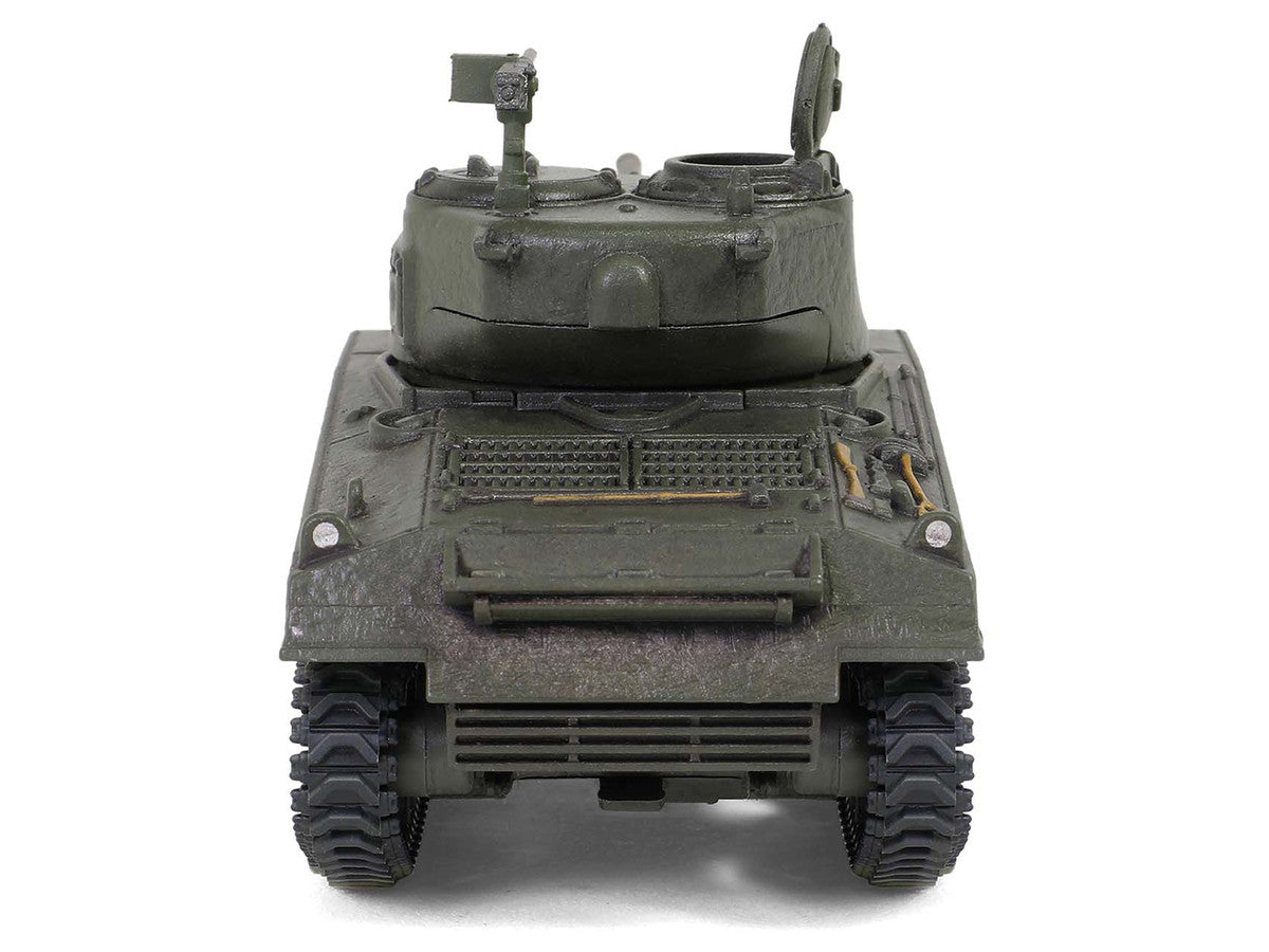 U.S. Sherman M4A3(76) Medium Tank "THUNDERBOLT IV 37th Tank Battalion 4th Armored Division Bastogne" (1944) United States Army "Mini AFV" Series 1/64 Diecast Model by Forces of Valor Forces Of Valor