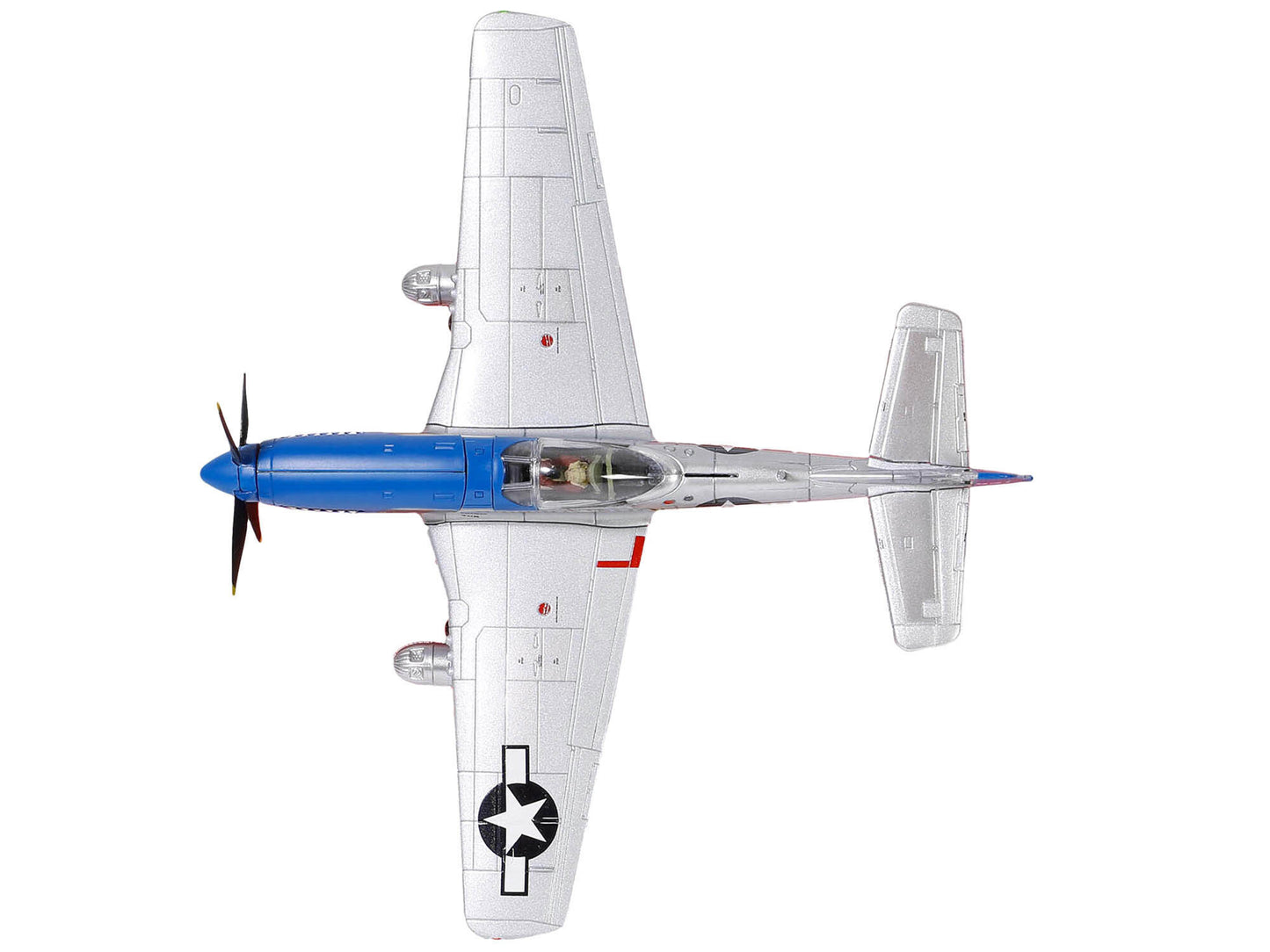 North American Aviation P-51D Mustang Aircraft Fighter "Petie 3rd Lt. Col. John C. Meyer 487th Fighter Squadron 352nd Fighter Group USAAF" (1944) "WW2 Aircrafts Series" 1/72 Diecast Model by Forces of Valor