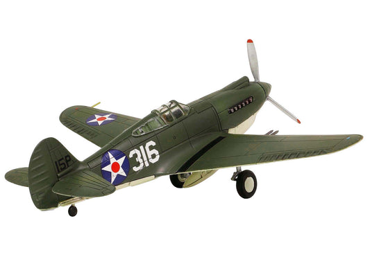 Curtiss P-40B HAWK 81A-2 (P-8127) Aircraft Fighter "47th Pursuit Squadron (15th Pursuit Group) Serial : 316/15P Hawaiian Islands Pearl Habor" (7 December 1941) "WW2 Aircrafts Series" 1/72 Diecast Model by Forces of Valor-1