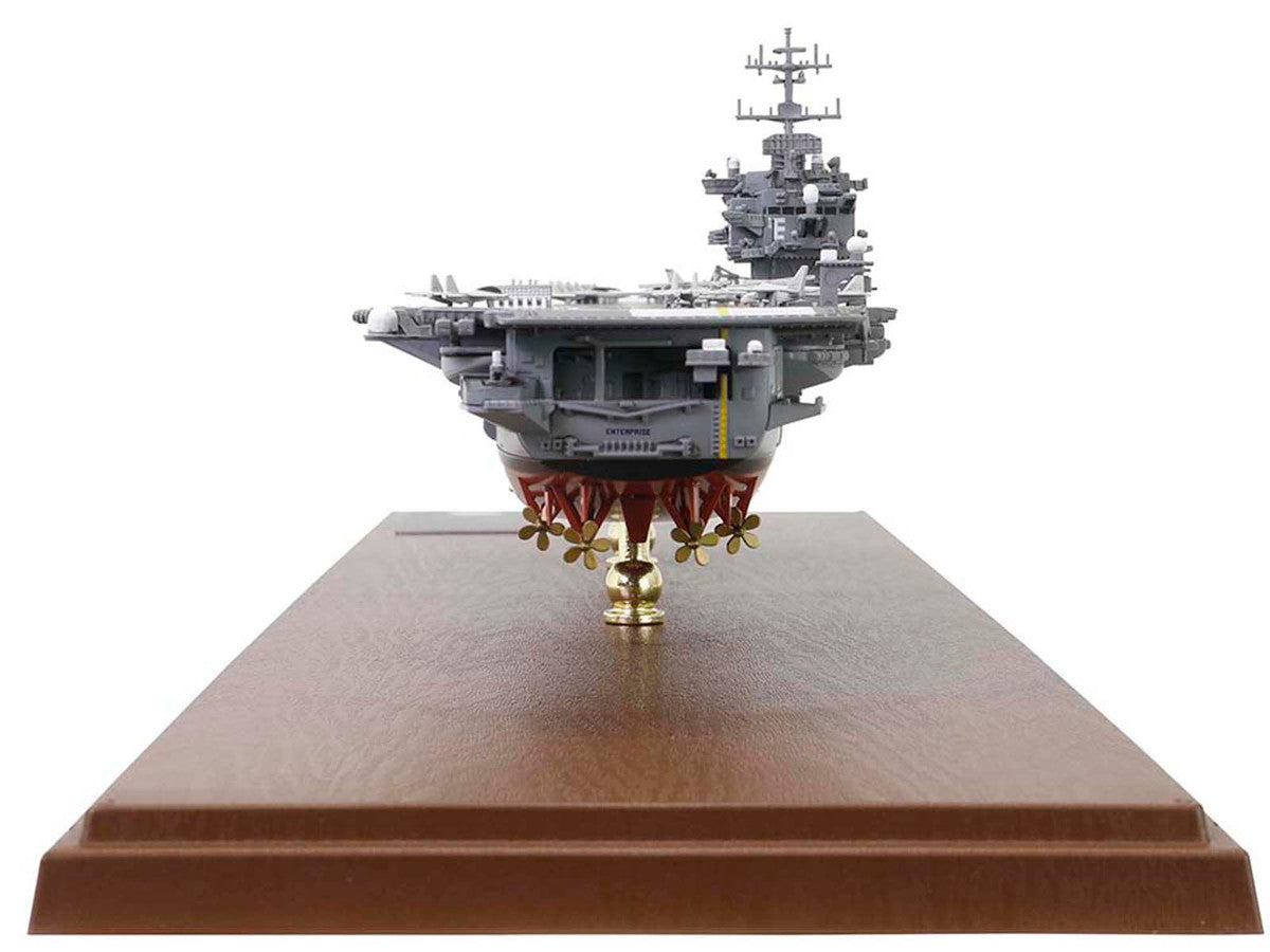 USS Enterprise (CVN-65) Enterprise-Class Aircraft Carrier United States Navy "Full Hull Edition" Series 1/700 Diecast Model by Forces of Valor Bless Wing