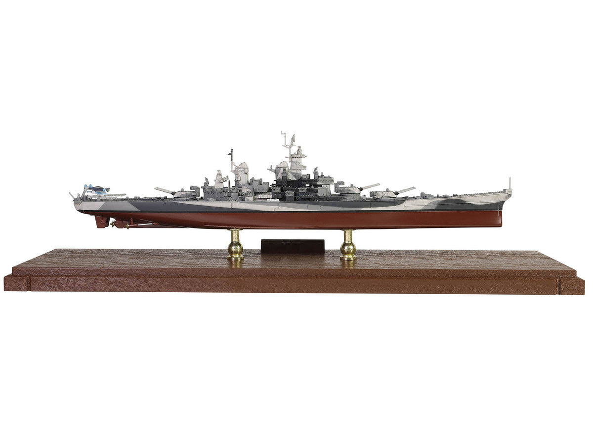 USS Missouri (BB-63) Iowa-class Battleship "Battle of Okinawa" (1945) United States Navy (Full Hull Edition) "Battleship" Series 1/700 Diecast Model by Forces of Valor Forces Of Valor