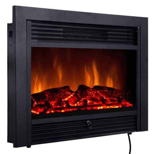 28.5 Inch Electric Fireplace Recessed with 3 Flame Colors W2B